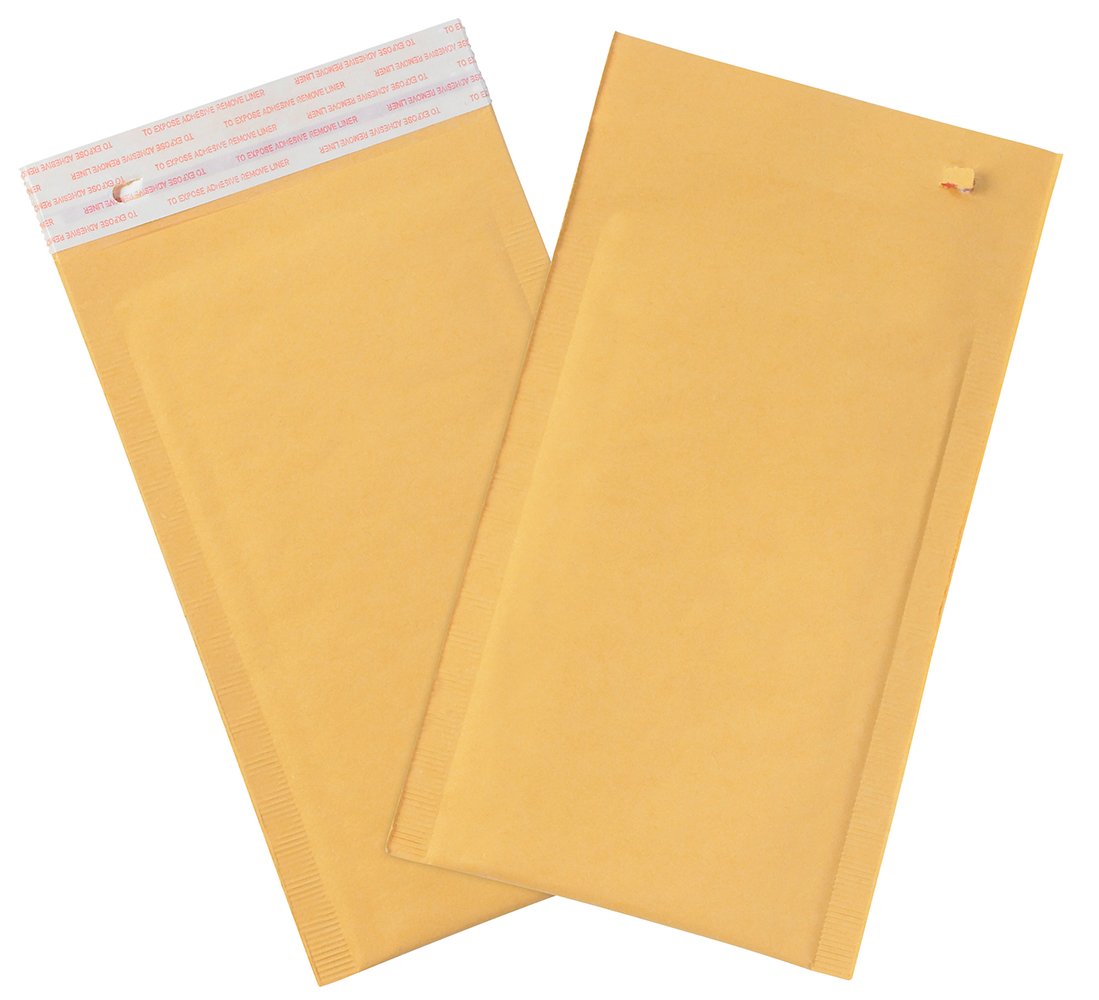 Aviditi/Partners Brand Kraft Self-Seal Bubble Mailers 10 x 6