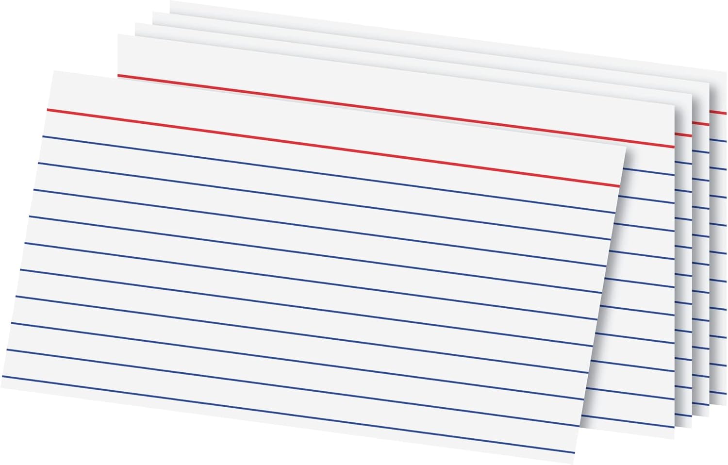 Office Depot Index Cards, 3in. x 5in., Ruled, White, 100, OD40153