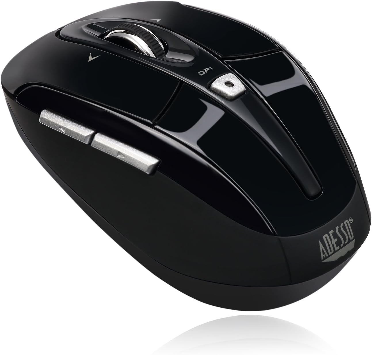 ADESSO iMouse S60 Wireless Optical Mouse with 2.4 GHz RF, Programmable Driver, Tilt-Wheel Scrolling