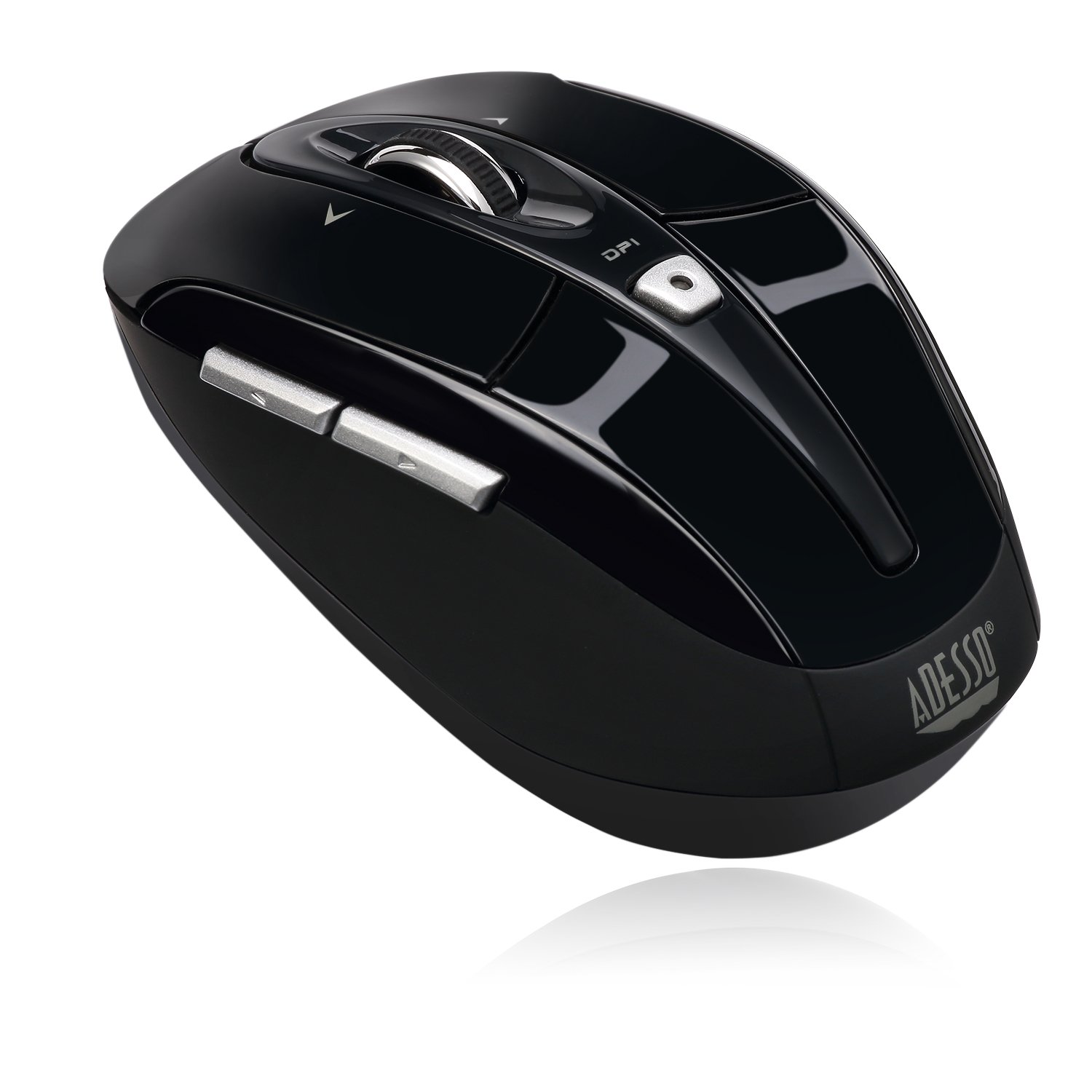 ADESSO iMouse S60 Wireless Optical Mouse with 2.4 GHz RF, Programmable Driver, Tilt-Wheel Scrolling