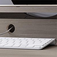 Sauder Beginnings Computer Desk with Drawers and Storage