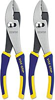 IRWIN VISE-GRIP Pliers Set, Slip Joint, 8-Inch (2078408) (Pack of 2) One Size (Pack of 2)