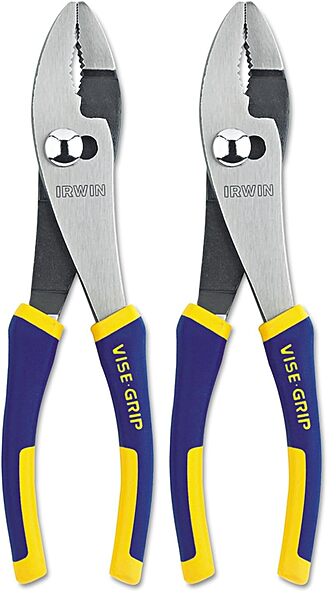 IRWIN VISE-GRIP Pliers Set, Slip Joint, 8-Inch (2078408) (Pack of 2) One Size (Pack of 2)