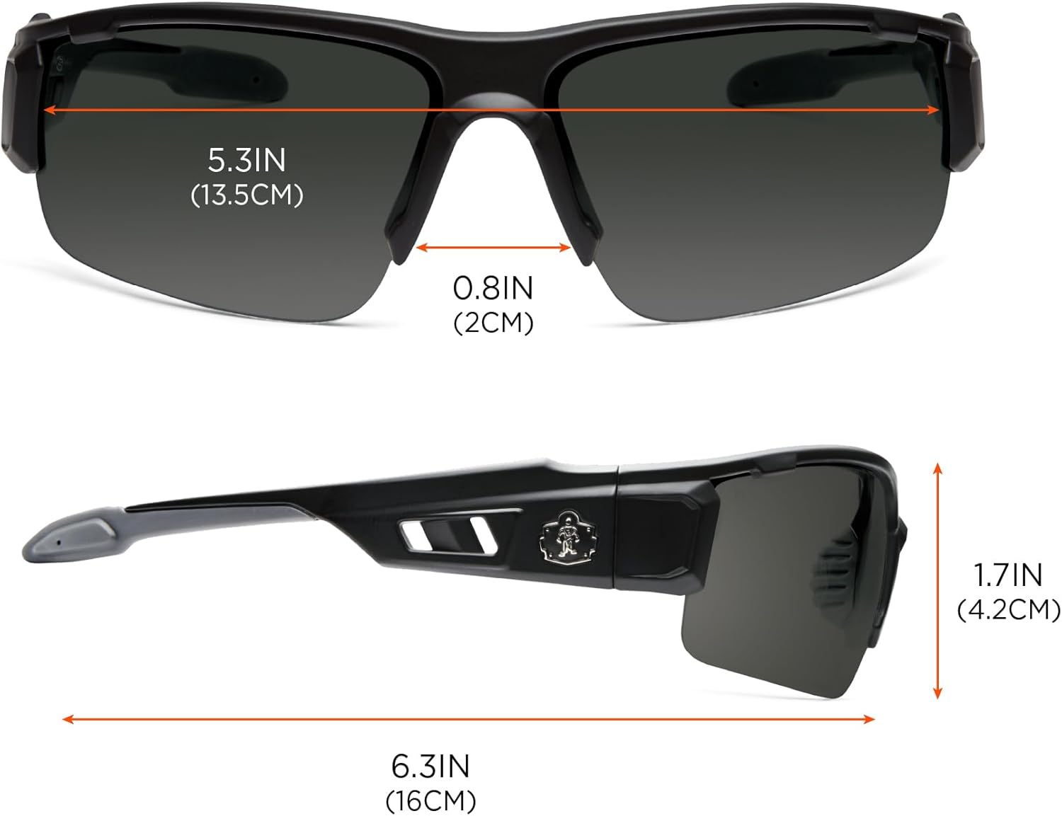 Ergodyne Skullerz DAGR Polarized Safety Sunglasses