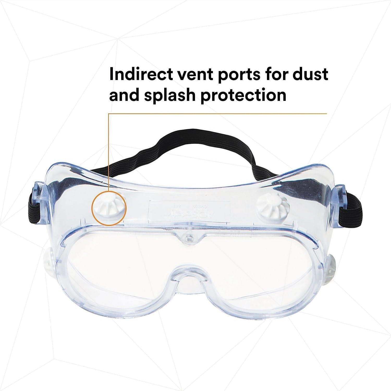 3M Safety Splash Goggle 334 40660-00000-10 Clear Lens 10 ea/case