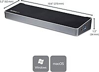 StarTech.com Universal USB-C Laptop Docking Station (Dual & Triple Monitor)