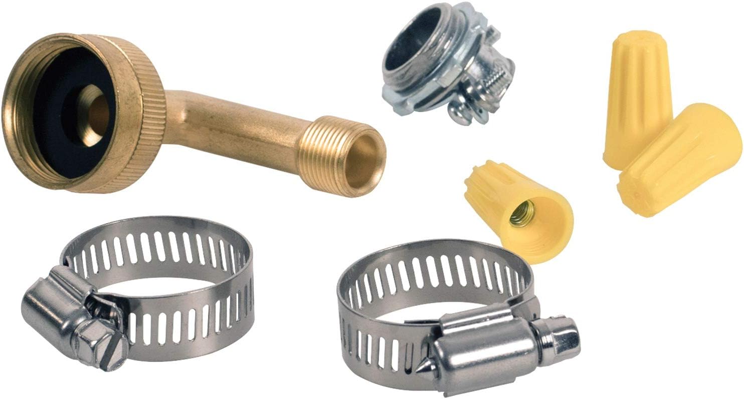 Certified Appliance Accessories Dishwasher Installation Kit with Dishwasher Hose and 3 Wire Power Cord, 6 Feet