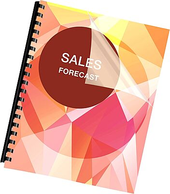 Fellowes CrystalsClear PET Ultra Clear Binding Covers, Clear, Pack Of 100