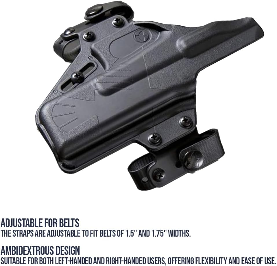 Raven Concealment Perun Holster Quick Mount Straps, Black, NSN N, PXQMSMP