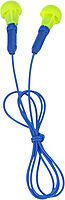 3M E-A-R Push-Ins Earplugs 318-1001, Corded, Poly Bag 100-Pair Yellow/ Blue 100 Pair (Pack of 1)