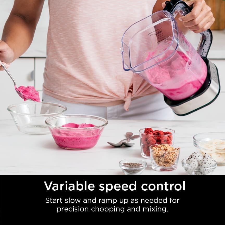 Ninja Blender For Kitchen | Food Processor Combo System | Smoothie Maker & Nutrient Extractor | 6 Functions for Bowls