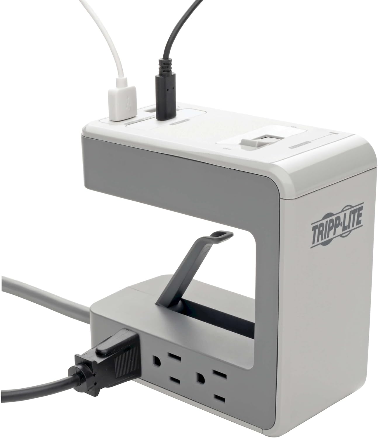 Eaton Tripp Lite Series 6-Outlet Surge Protector with2 USB-A (2.4A Shared) & 1 USB-C (3A) - 8 ft. Cord, 1080 Joules