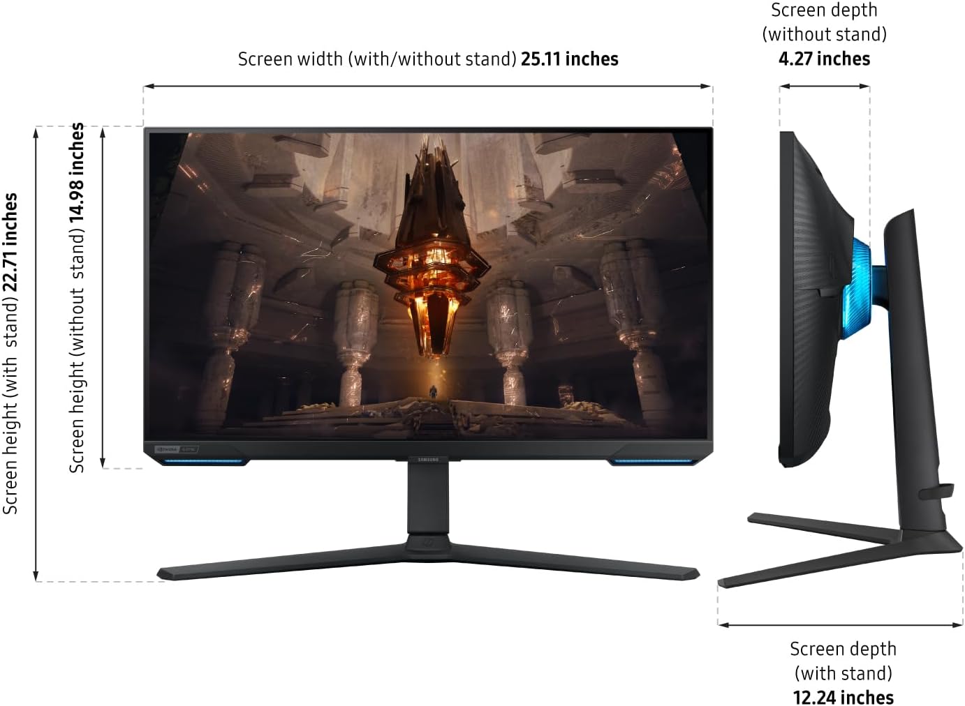 SAMSUNG 27" ViewFinity S8 (S80D) Series 4K UHD High Resolution Computer Monitor, HDR10, Multiple Ports