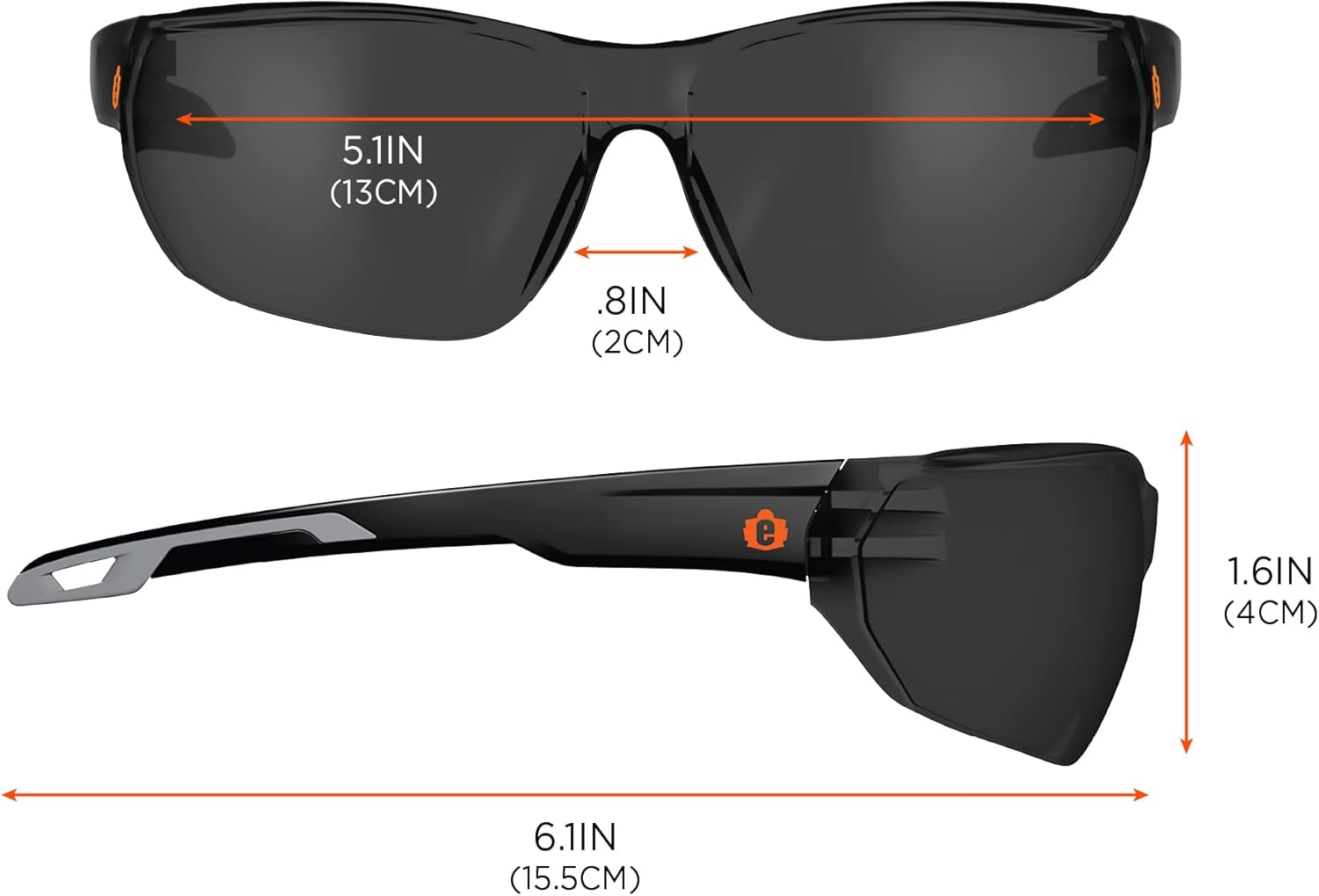 Ergodyne Skullerz VALI Frameless Safety Glasses