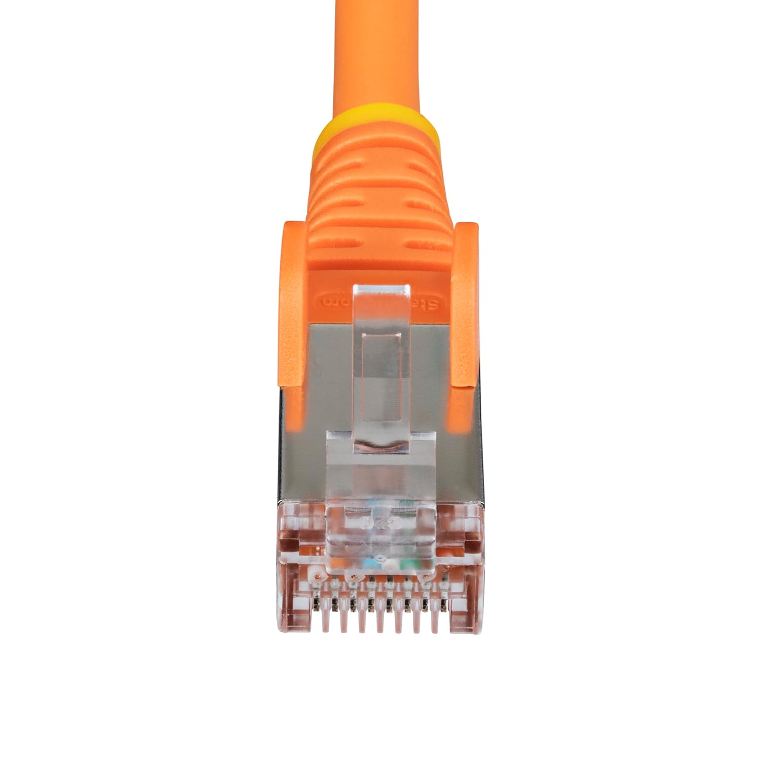 StarTech.com 25ft Orange CAT6a Ethernet Cable, Snagless RJ45, 10GbE, 100W PoE++, S/FTP, 500MHz, 27AWG Pure Bare Copper, LSZH