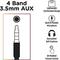Morpheus 360 Basic Multimedia Stereo Headset - Adjustable Microphone - Lightweight Comfortable Design