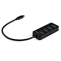 StarTech.com 4-Port USB-C Hub - USB-C to 4x USB-A (USB 3.0, 5Gbps)