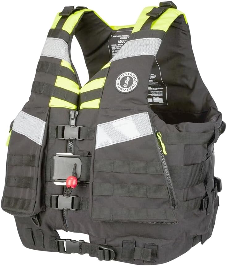 Mustang Universal Swift Water Rescue Vest - Type V - Fluorescent Yellow-Green/Black