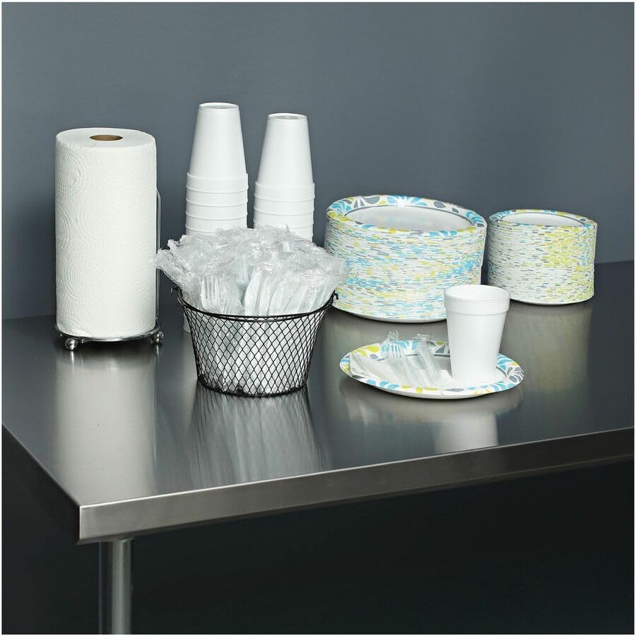 Genuine Joe Individually Wrapped Disposable Plastic Spoon - 1000/Carton