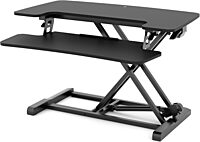 FlexiSpot M7-E Series Desk Riser, 4-3/4" to 19-3/4"H x 31-1/2"W x 16-5/16"D, Black