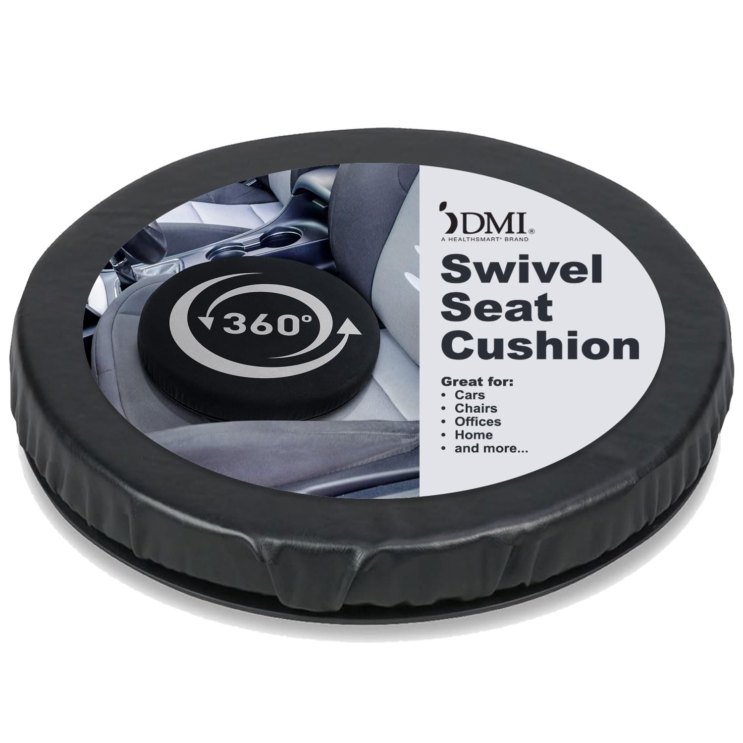 HealthSmart 360 Degree Swivel Seat Cushion, Chair Assist for Elderly, Swivel Seat Cushion for Car, Twisting Disc