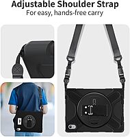 CODi Rugged iPad Case 11" (A16)/iPad 10.9" (10th Generation) | Heavy-Duty Shockproof Protection, 360° Coverage, Kickstand & Hand Strap