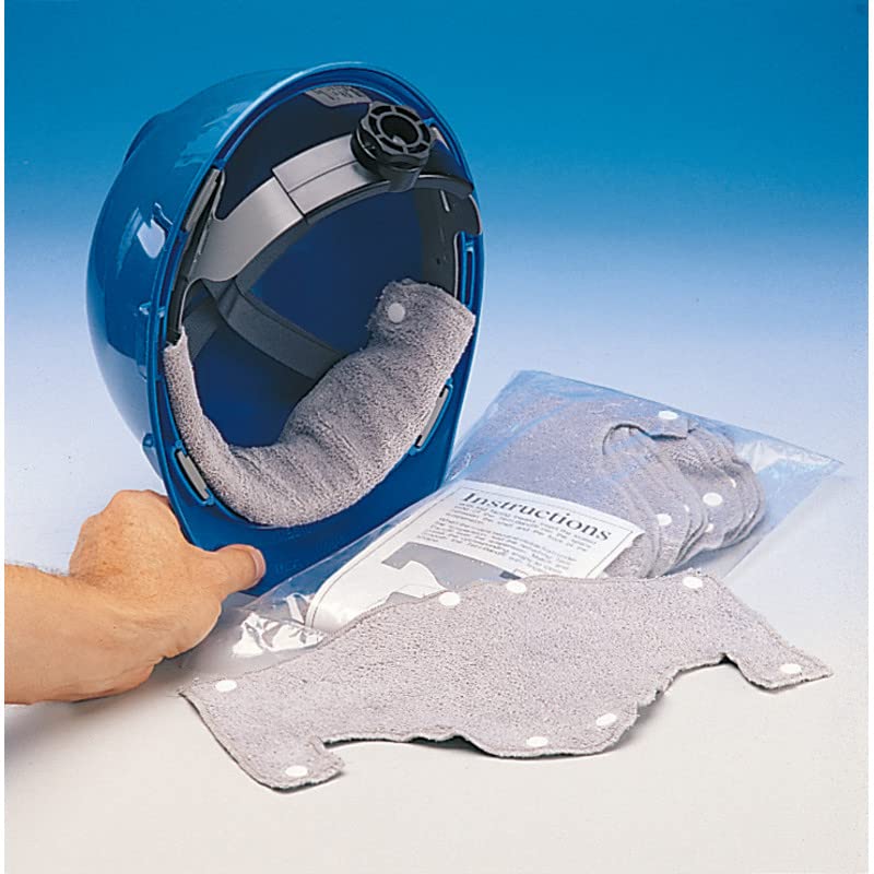 MSA 696688 Terri-Band Sweatband - Moisture Wicking Pad, Terry Cloth, Fits All MSA Hard Hat & Helmet Suspensions, Gray Color