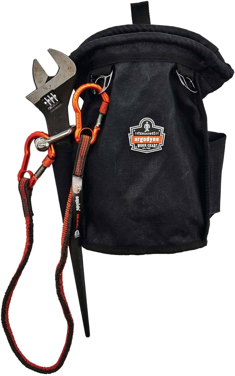 Ergodyne Arsenal 5528 Topped Canvas Parts Pouch, 7.5 x 7.5 x 12, Black