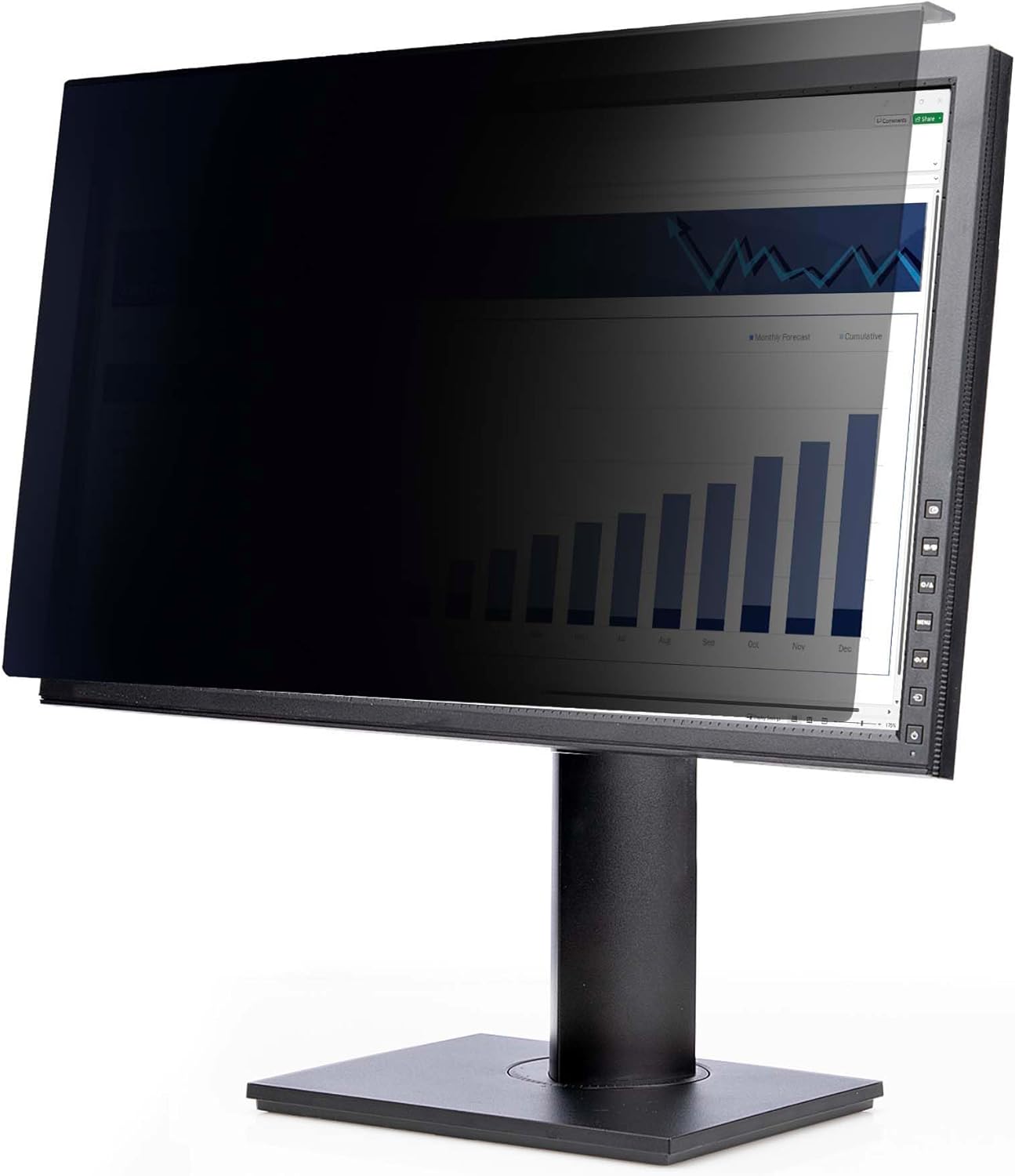 StarTech.com Hanging Acrylic Monitor Privacy Screen 16:9 ±30°