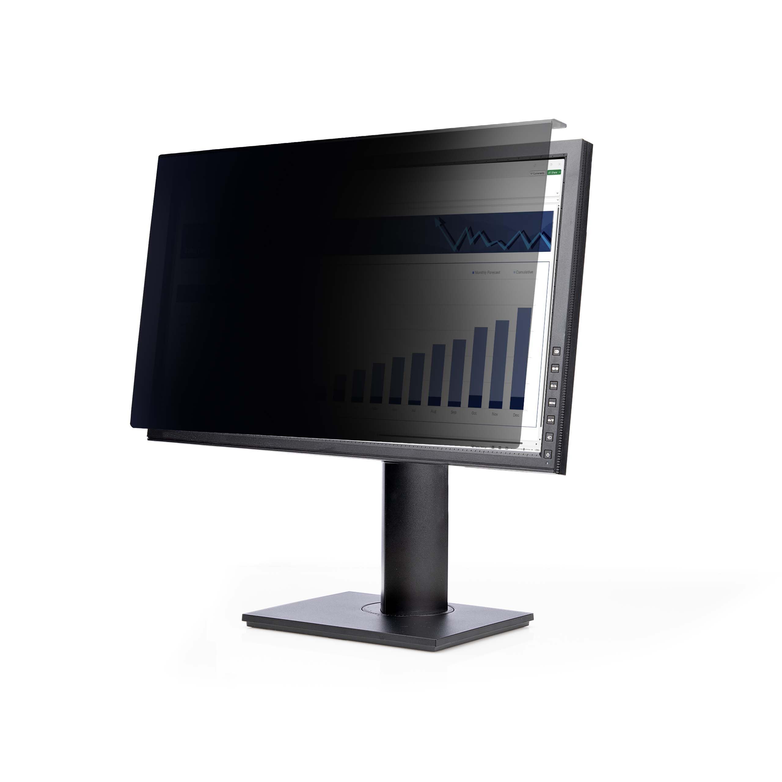 StarTech.com Hanging Acrylic Monitor Privacy Screen 16:9 ±30°