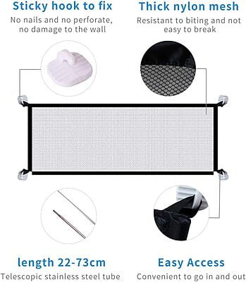 Leeofty Puerta de Seguridad para Perros Leeofty Puerta de Seguridad para Perros