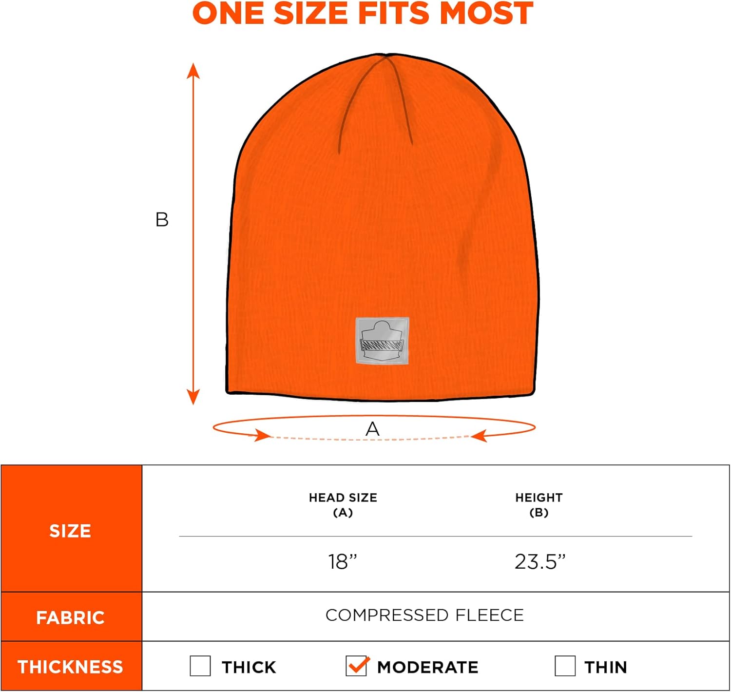 Ergodyne N-Ferno 6812 Rib Knit Beanie