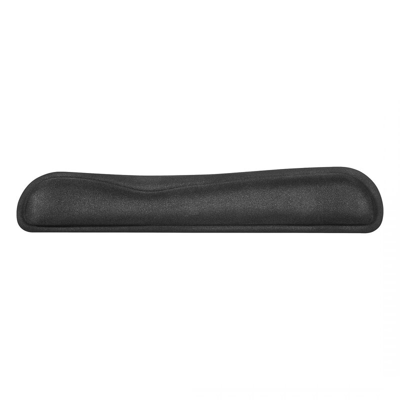 Allsop Ergoprene Gel Wrist Rest, 4-13/16inL x 17-1/2inW x 1inH, Black, 30192