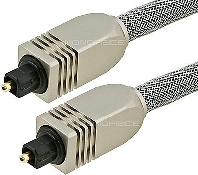 Monoprice Premium S/PDIF (Toslink) Digital Optical Audio Cable