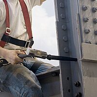 Klein Tools Broad-Head Bull Pin 1-1/4-Inch & 5459T Spud Wrench Holder Tunnel Connection Hardware Pin + Connection Klein Tools