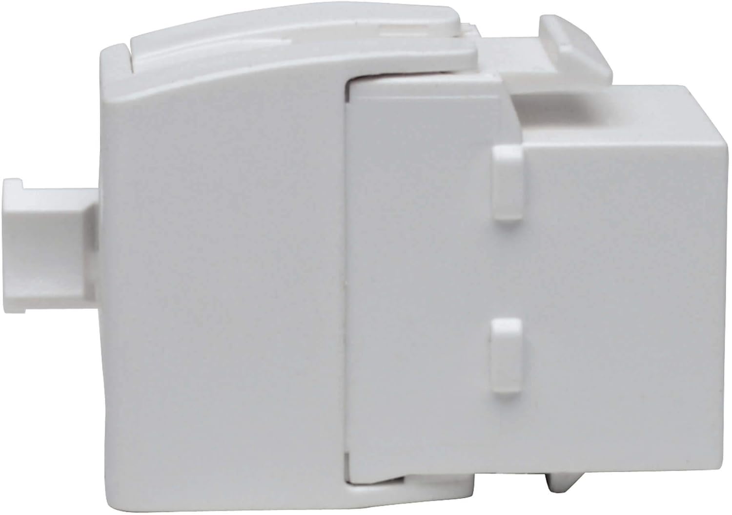 Tripp Lite RJ45 Keystone Jack, Cat6a/Cat6/Cat5e, RJ45 Connector, Shuttered, Dust Cap, No Tools Required, PoE/PoE+ Compliant
