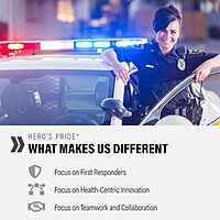 Hero's Pride Shirt Stays for Men, Durable Shirt Tucker for Police and Law Enforcement, 1 Pair of Garter Tuckers, Black, Footlop Claw Clamp