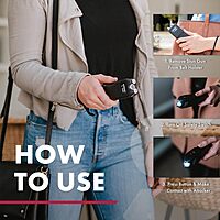 SABRE 2-in-1 Stun Gun with Flashlight and Anti-Grab Bar Technology, Painful 1.250 µC Charge, 120 Lumens