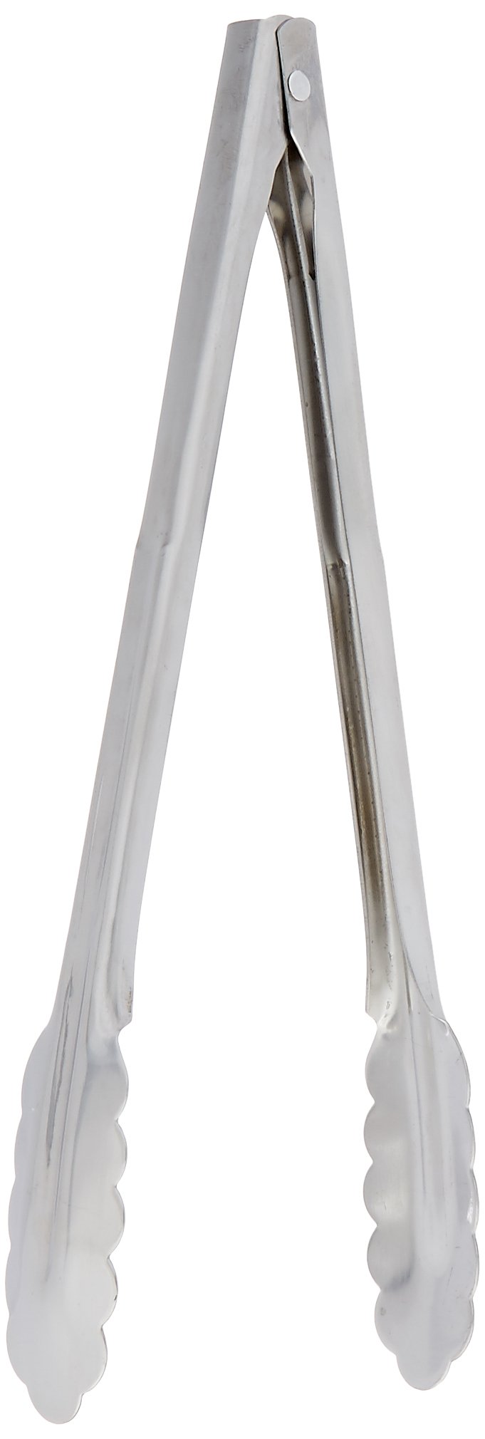 American Metalcraft HDUT1200 Tongs, 12" Length x 2.5" Width, Silver