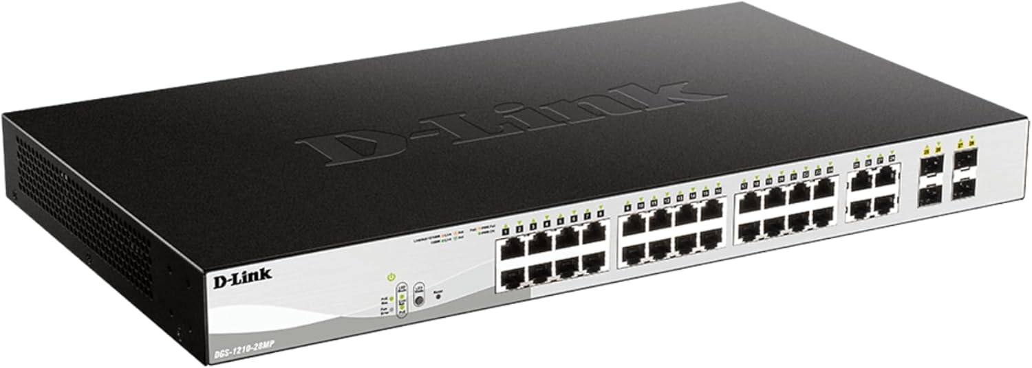 D-Link DGS-1210 Series Gigabit Smart Managed PoE+ Switches