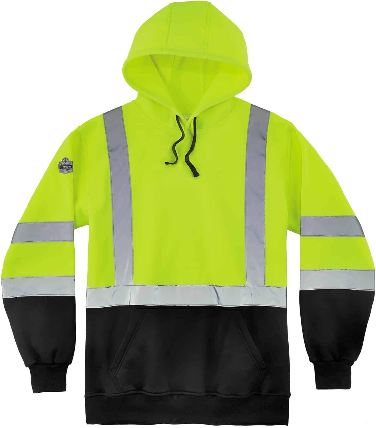 ERGODYNE GloWear 8373 Hi-Vis Pullover Hoodie ANSI Type R Class 3