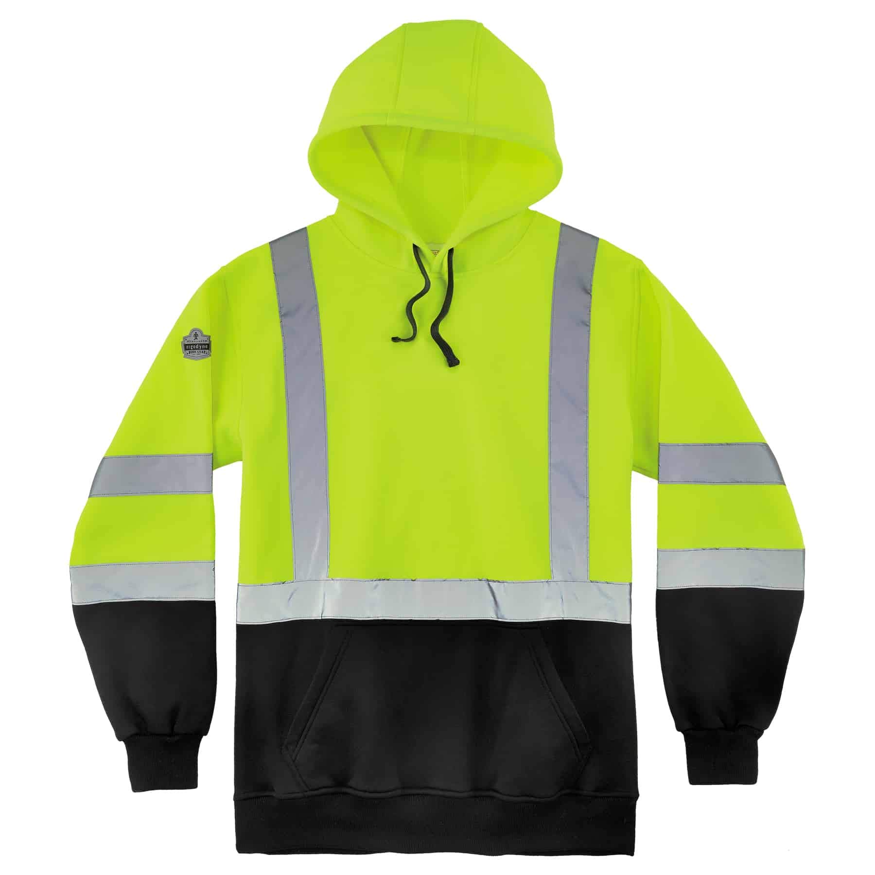 ERGODYNE GloWear 8373 Hi-Vis Pullover Hoodie ANSI Type R Class 3