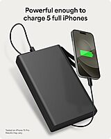 mophie powerstation pro AC (2023) - 27,000 mAh External Battery Compatible with MacBook & iPad, 100W AC, 60W USB-C PD