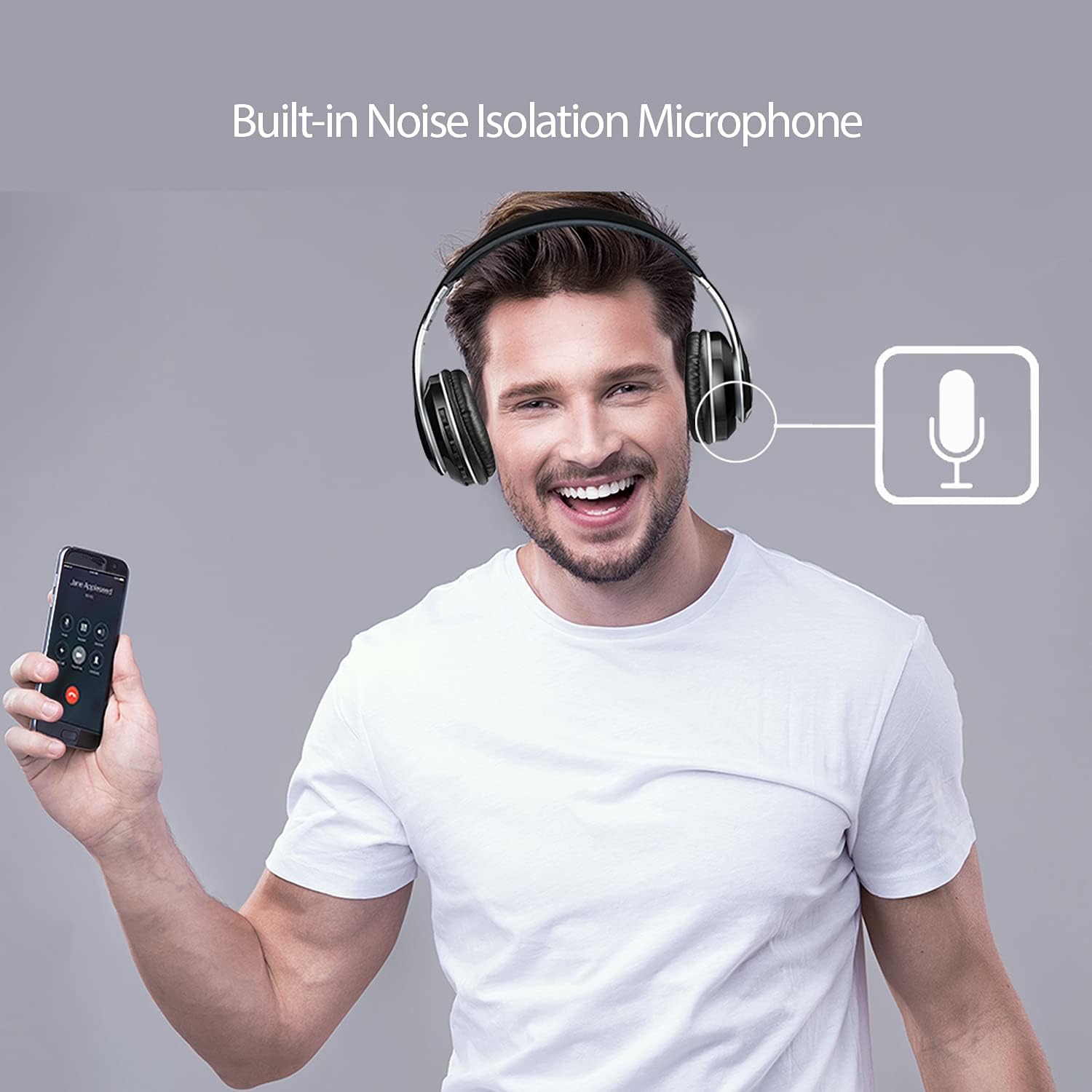 Adesso Xtream P500 - Bluetooth stereo headphone with built in microphone - 5.0 Bluetooth - 3.5mm jack - XTREAMP500