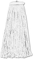 Boardwalk Cut-End Lie-Flat Wet Mop Head, Rayon, 16 oz, White - BWK716REA
