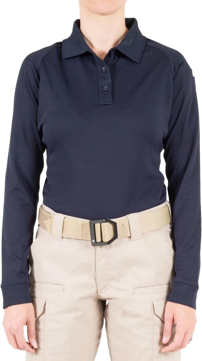 First Tactical Women's Performance Long Sleeve Polo