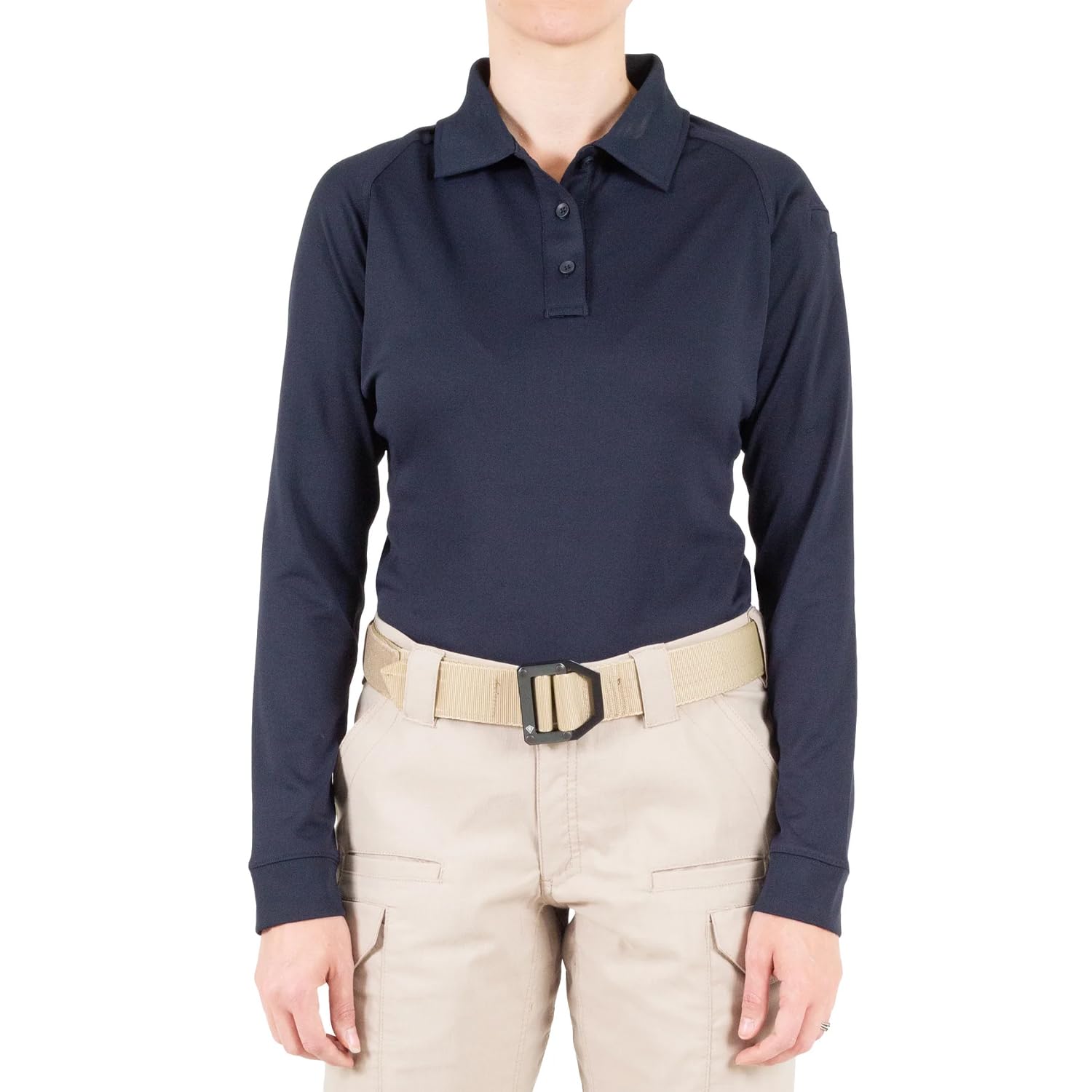 First Tactical Women's Performance Long Sleeve Polo