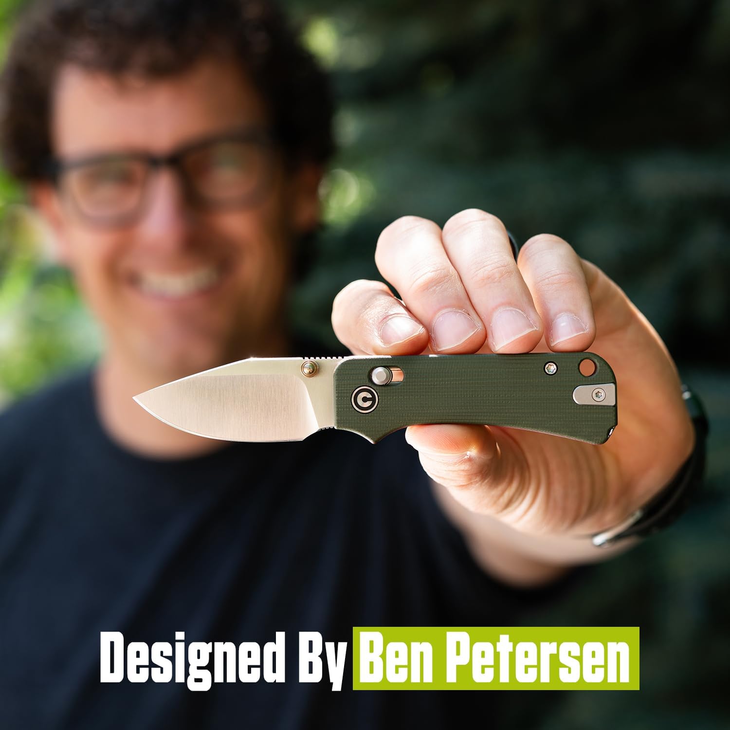 CIVIVI Small Pocket Knife for EDC, Baby Banter 2 - TG Crossbar Lock folding Knife with 2.34" 14C28N Blade Two-toned G10