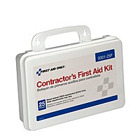 First Aid Only 9301-25P 25-Person Contractor's First Aid Kit for Home Renovation, Job Sites, and Construction Vehicles