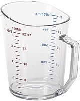 Cambro Measure Cup 1 Quart Clear (100MCCW135) 1-Quart